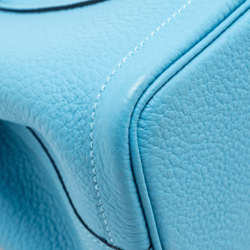 Hermes Garden Party 30 Vache Country Bleu de Nord SHW