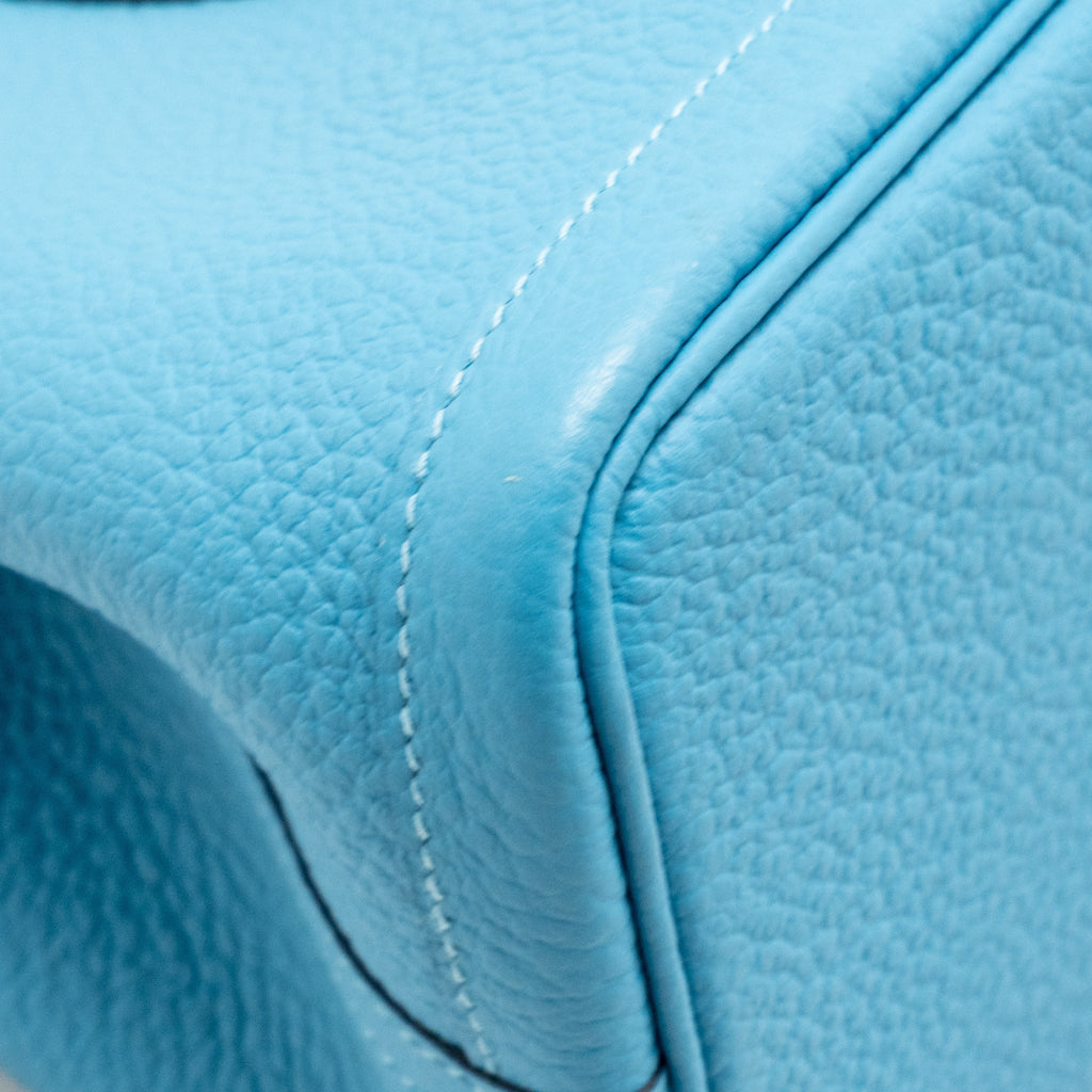 Hermes Garden Party 30 Vache Country Bleu de Nord SHW