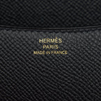 HERMES MINI CONSTANCE EPSOM BLACK GHW