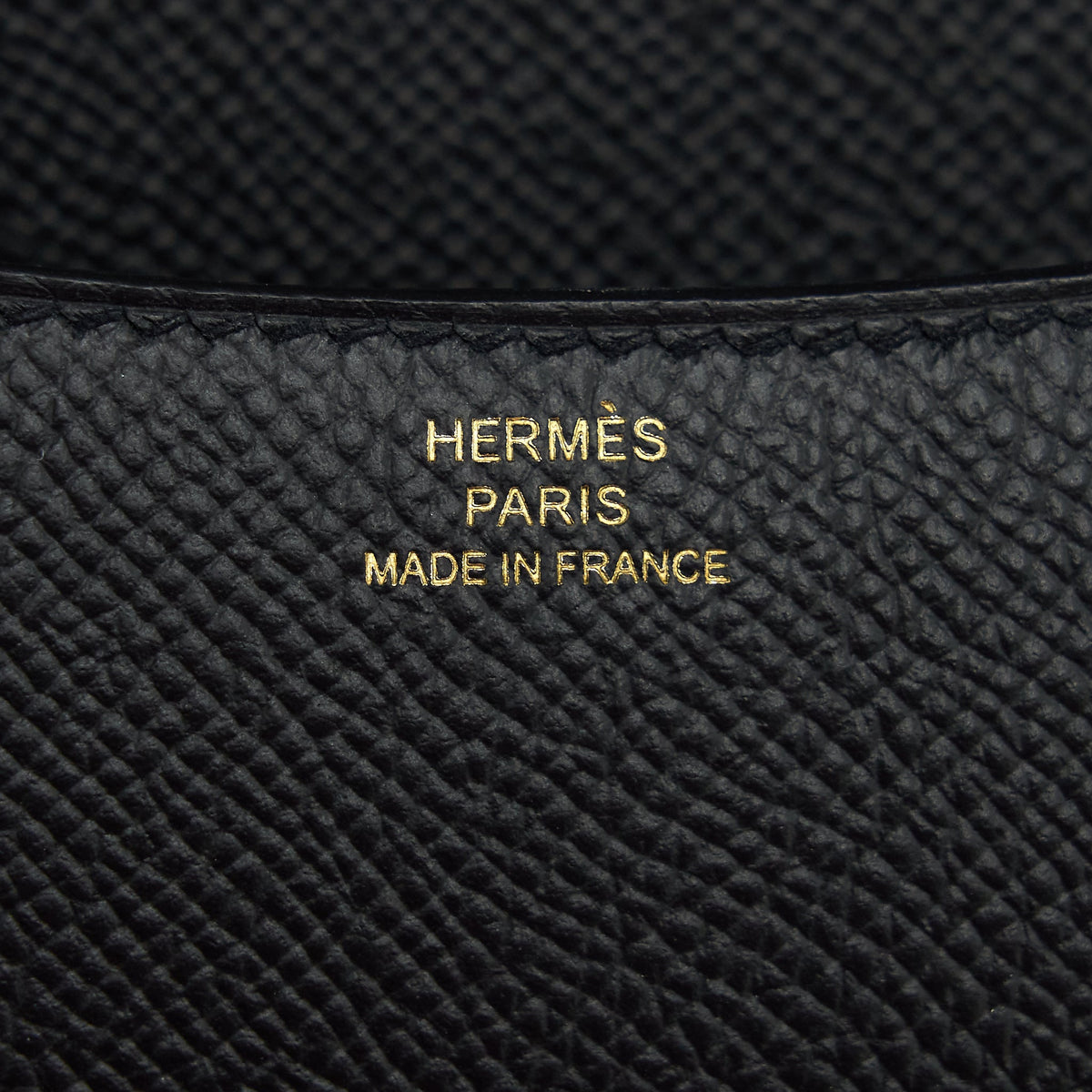 HERMES MINI CONSTANCE EPSOM BLACK GHW