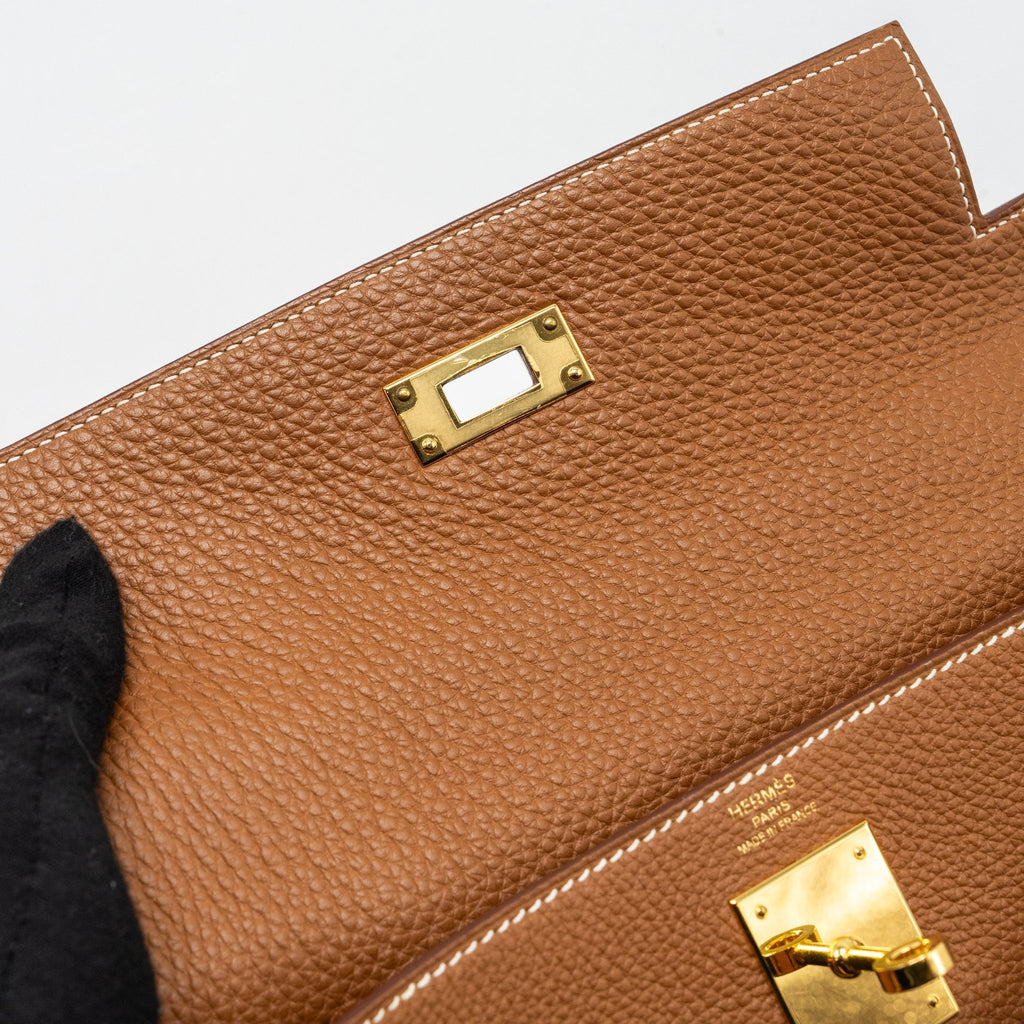 Hermes Kelly 28 Togo Gold GHW
