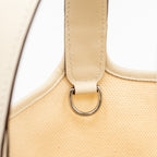 Hermes cargo picotin 18 lock bag canvas / swift nata SHW