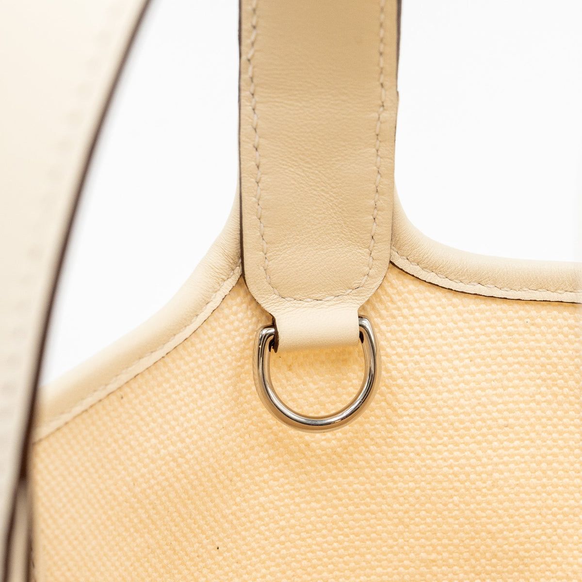 Hermes cargo picotin 18 lock bag canvas / swift nata SHW