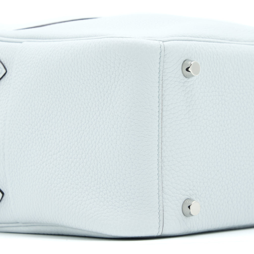 Hermes Lindy 26 Clemence Blue Pale SHW