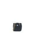 CHANEL 22C MINI CROSSBODY POUCH LAMBSKIN BLACK LGHW
