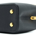 LOUIS VUITTON CAPUCINES MINI TAURILLON LIMITED EDITION BLACK GHW (NEW VERSION)