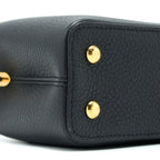 LOUIS VUITTON CAPUCINES MINI TAURILLON LIMITED EDITION BLACK GHW (NEW VERSION)