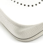 HERMES MINI EVELYNE CLEMENCE NEW WHITE SHW