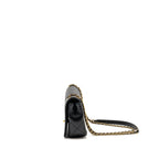 Chanel Mademoiselle Enamel Flap Bag Shiny Sheepskin Black GHW