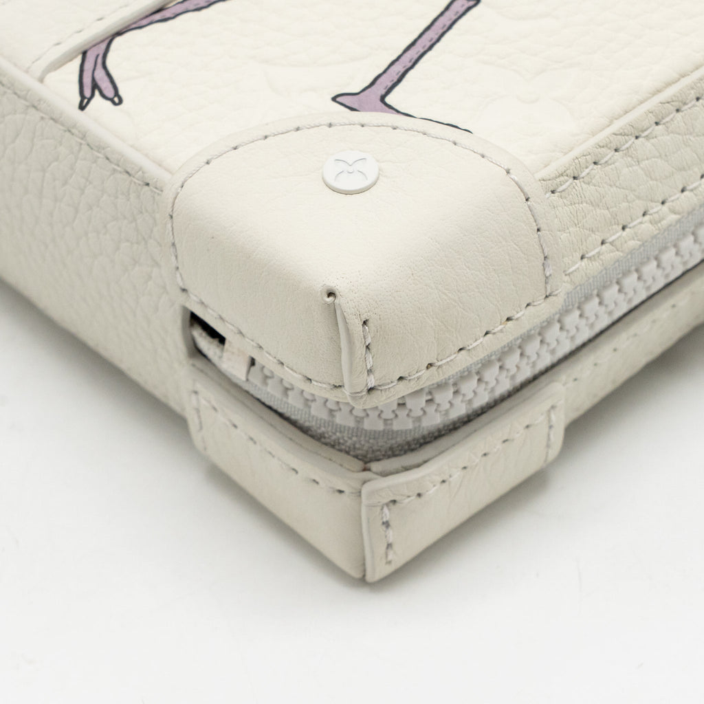 Louis Vuitton LV friends soft trunk Taurillon leather white/multicolour white hardware