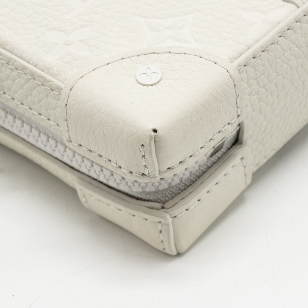 Louis Vuitton LV friends soft trunk Taurillon leather white/multicolour white hardware