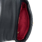 CHANEL SMALL 19 BAG LAMBSKIN BLACK MULTICOLOUR HARDWARE