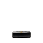 Chanel Mademoiselle Enamel Flap Bag Shiny Sheepskin Black GHW