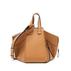 LOEWE SMALL HAMMOCK BAG SOFT CALFSKIN LIGHT CARAMEL GHW