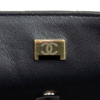 CHANEL MINI RECTANGULAR FLAP BAG LAMBSKIN BLACK LGHW