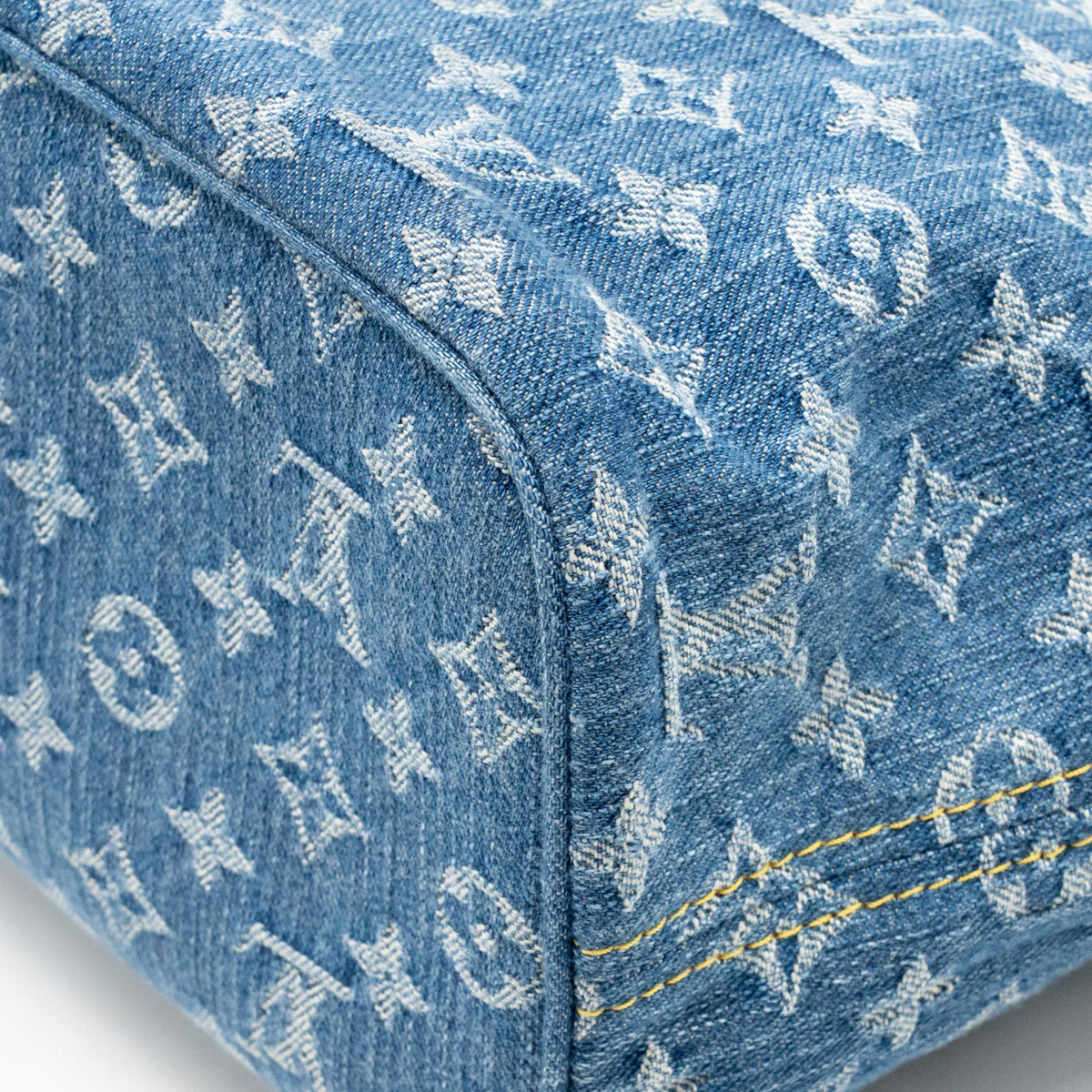 Louis Vuitton neverfull mm denim blue GHW