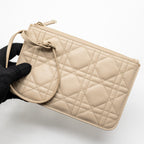 DIOR MEDIUM DIOR TOUJOURS TOTE BAG CALFSKIN POWDER BEIGE LGHW