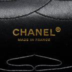 CHANEL 2.55 REISSUE 227 SHINY AGED CALFSKIN BLACK GHW