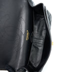 CHANEL 2.55 REISSUE 227 SHINY AGED CALFSKIN BLACK GHW