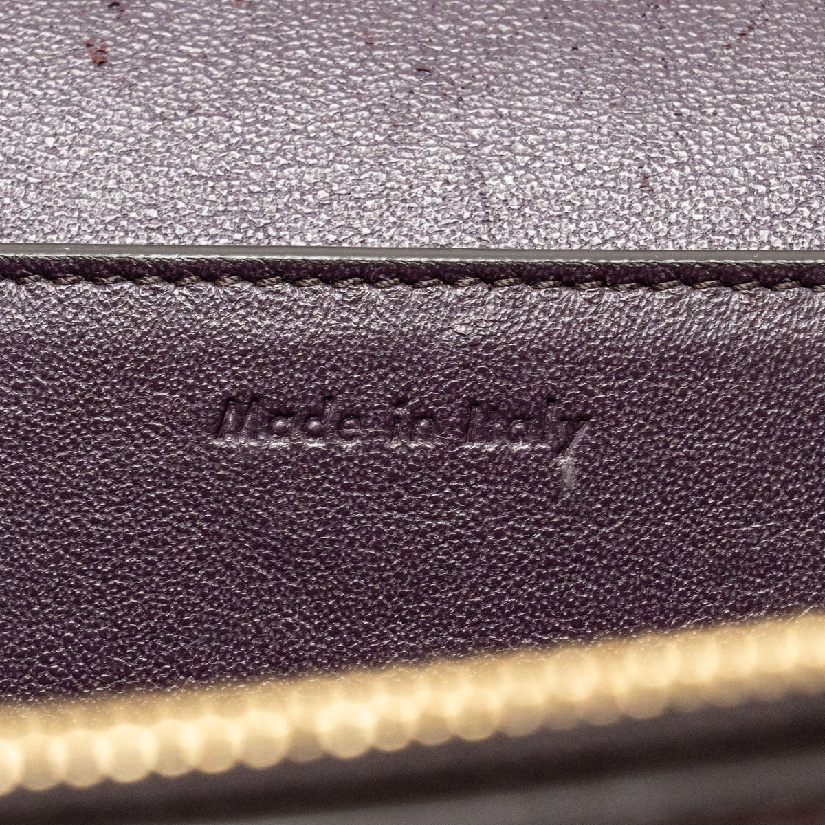 Celine Medium Frame Bag Calfskin Violet/Beige GHW