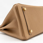 Hermes Birkin 25 Touch Togo/Alligator Mississippiensis Mat Chai LGHW