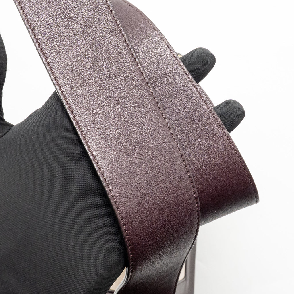 Celine Medium Frame Bag Calfskin Violet/Beige GHW