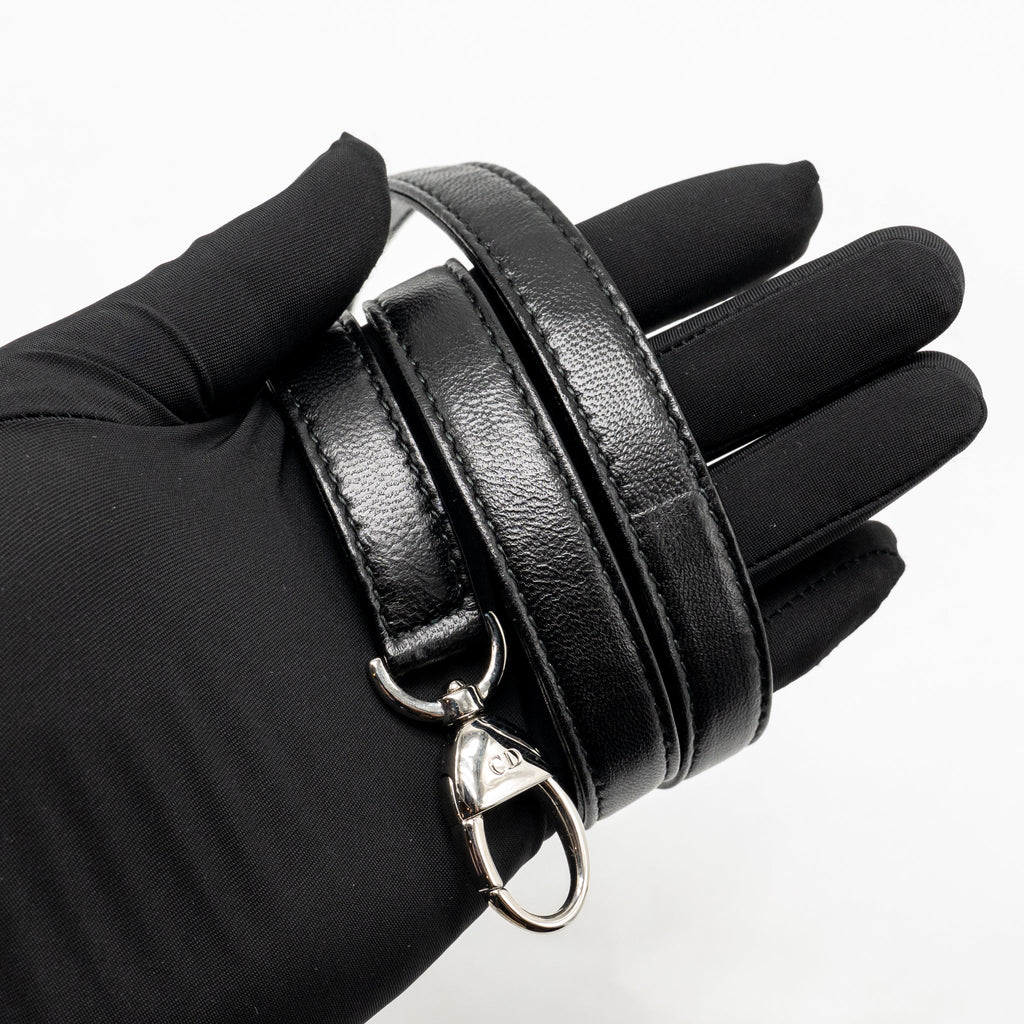 Dior large lady dior lambskin black SHW
