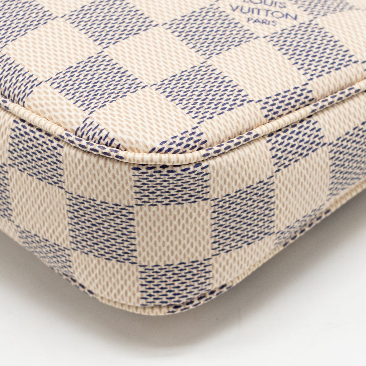 Louis Vuitton Pochette Accessoires Damier Azur Canvas GHW