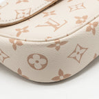 Louis Vuitton Wallet on Chain Ivy Monogram Dune Canvas White Beige GHW