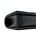 CHANEL MEDIUM BOY BAG GRAINED CALFSKIN BLACK RUTHENIUM HARDWARE