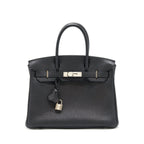 HERMES BIRKIN 30 TOGO BLACK SHW