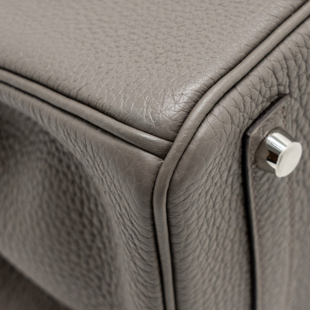 Hermes Birkin 30 Togo Gris Etain SHW