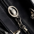 DIOR MEDIUM LADY DIOR LAMBSKIN BLACK SHW
