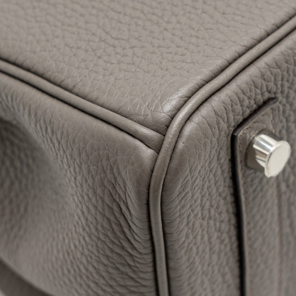 Hermes Birkin 30 Togo Gris Etain SHW