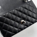 CHANEL MINI RECTANGULAR FLAP BAG LAMBSKIN BLACK SHW