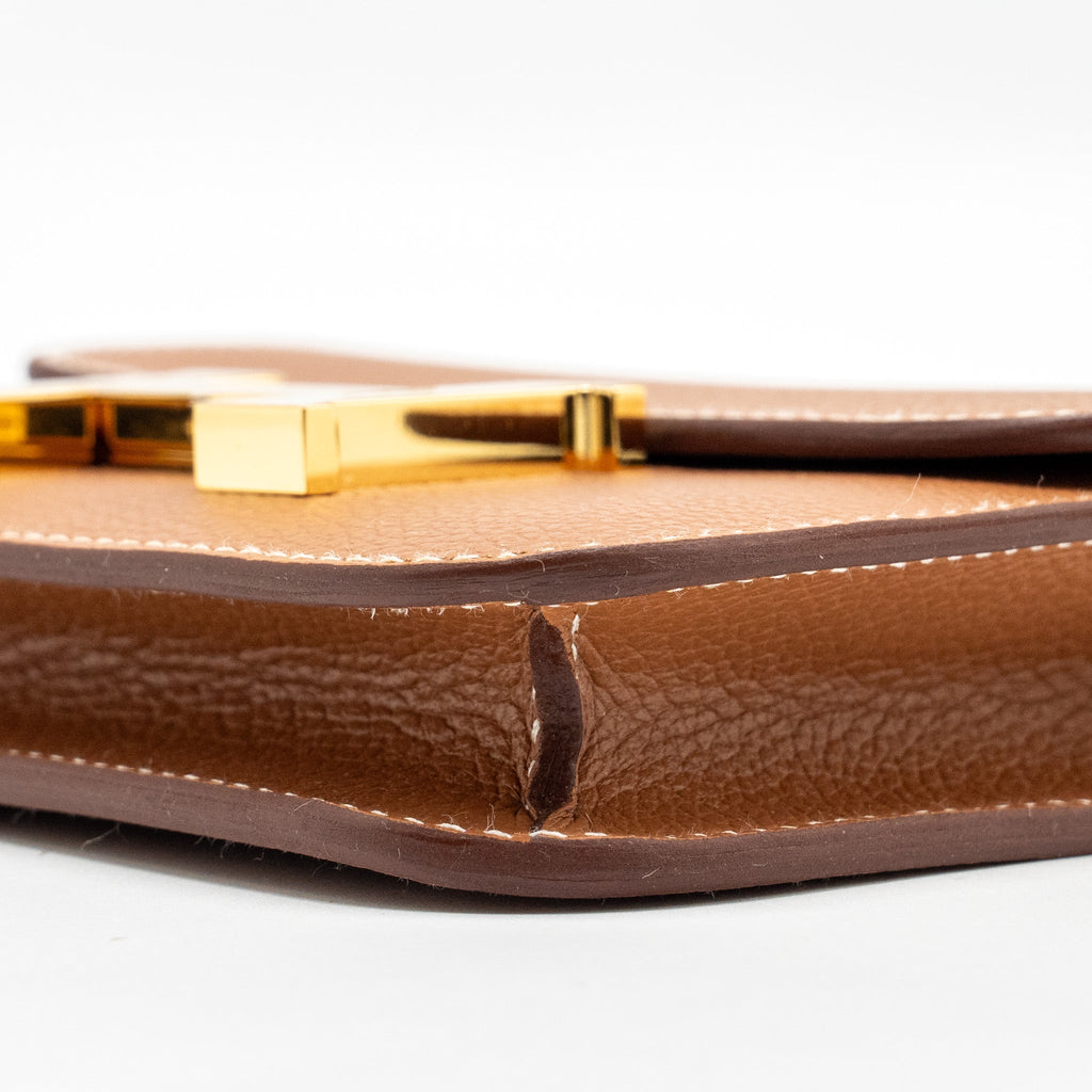 Hermes Constance Slim Evercolor Gold GHW