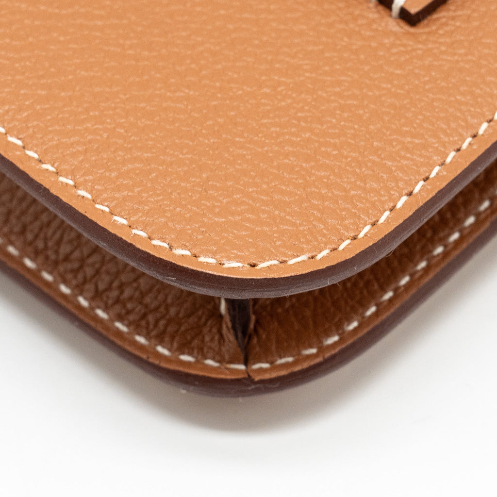 Hermes Constance Slim Evercolor Gold GHW