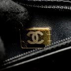 Chanel MINI KELLY SHOPPING TOTE BAG SHINY CRUMPLED CALFSKIN BLACK GHW (MICROCHIP)