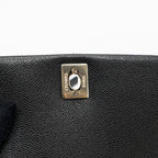 CHANEL 23K TRIPLE POCKET BACKPACK CAVIAR BLACK LGHW(MICROCHIP)