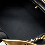Chanel Metiers d’art Small Shopping Bag Suede/Shiny Lambskin Beige/Black GHW (Microchip)