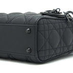 DIOR MINI LADY DIOR CALFSKIN SO BLACK