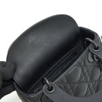 DIOR MINI LADY DIOR CALFSKIN SO BLACK