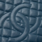 CHANEL GRAND SHOPPING TOTE/ GST CAVIAR DARK BLUE SHW