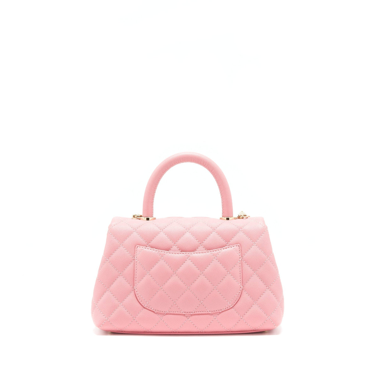 CHANEL SMALL COCO HANDLE 24CM CAVIAR PINK LGHW