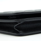 CHANEL LEBOY WALLET ON CHAIN WOC CAVIAR BLACK GHW
