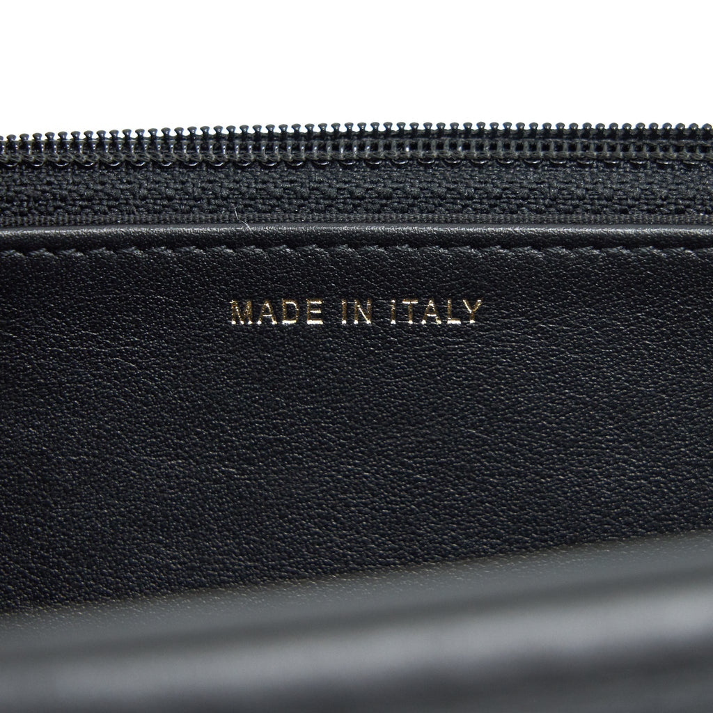 CHANEL LEBOY WALLET ON CHAIN WOC CAVIAR BLACK GHW