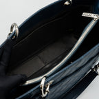 CHANEL GRAND SHOPPING TOTE/ GST CAVIAR DARK BLUE SHW