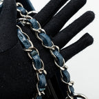 CHANEL GRAND SHOPPING TOTE/ GST CAVIAR DARK BLUE SHW