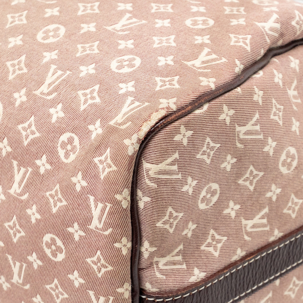 Louis Vuitton Speedy 30 Bandouliere Sepia Monogram Idylle Burgundy GHW