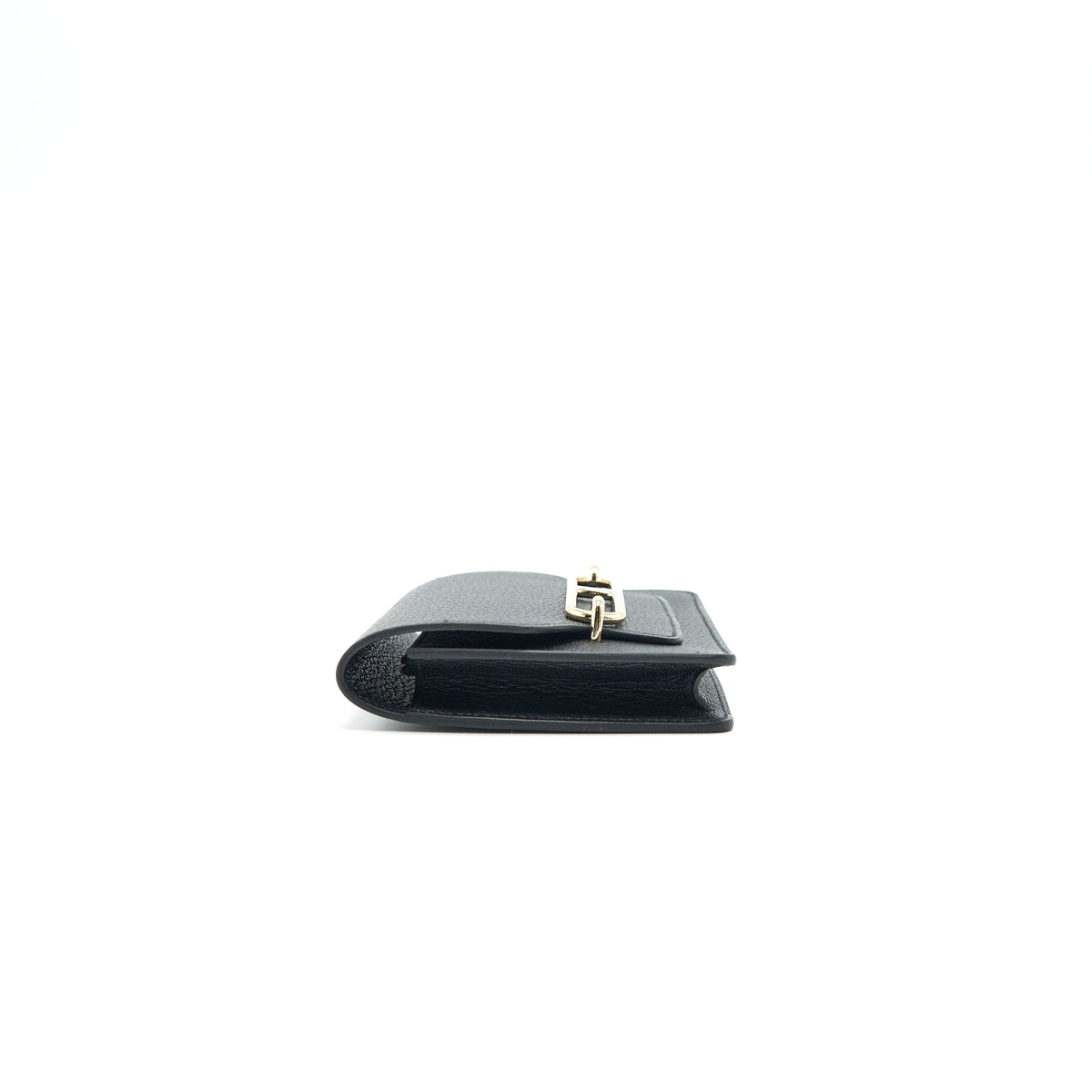 HERMES ROULIS SLIM WALLET EVERCOLOR BLACK GHW